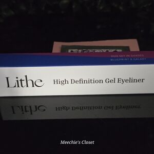 Lithe Beauty High Definition Gel Eyeliner Duo Blueprint Galaxy Blue 2pc NIB